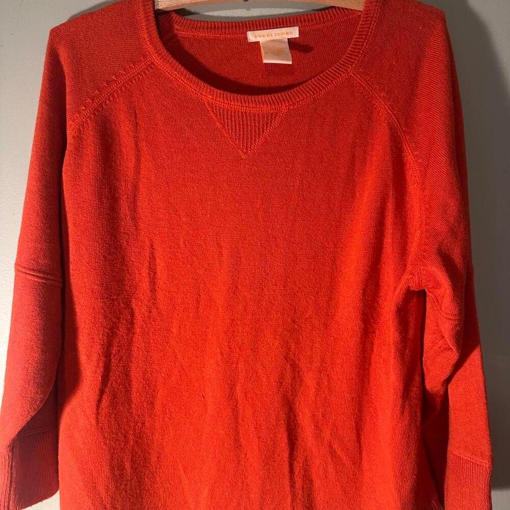 Sweet-romeo Women's Orange and Red Jumper